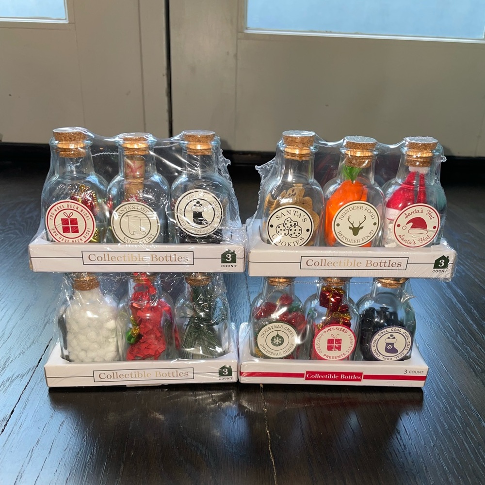 Target Bullseye Christmas Collectable Bottles